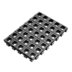 Magpul DAKA Universal GRID Organizer panels and blocks arranged in a gun case