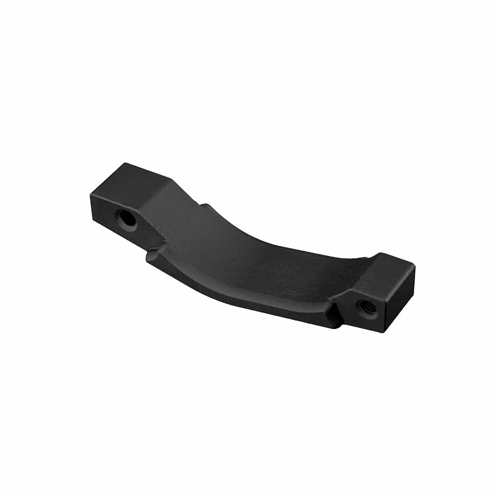 Magpul enhanced aluminum trigger guard in black offers a durable drop-in replacement.