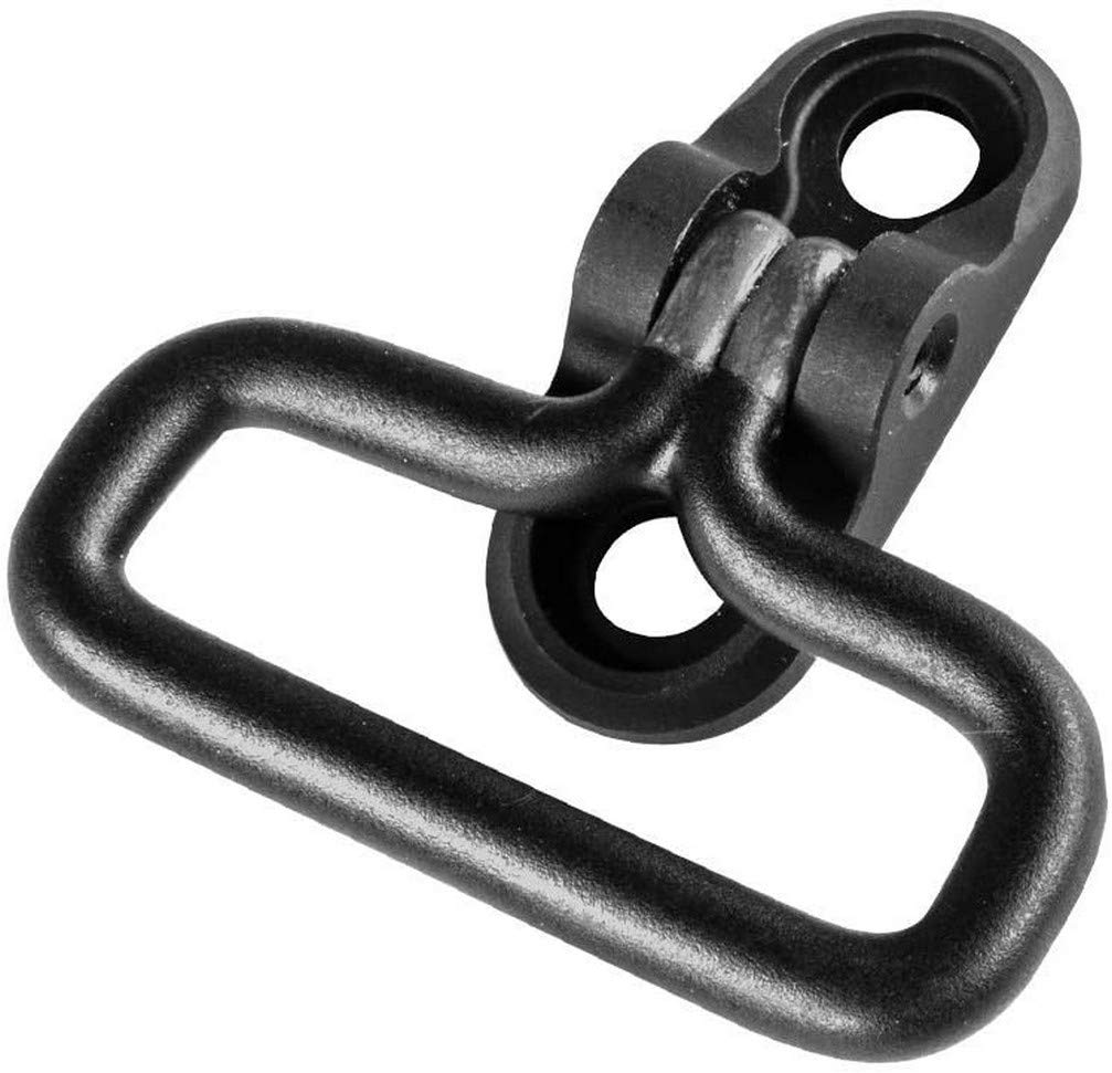 Magpul M-LOK GI Traditional Sling Swivel Black with mil-spec anodized aluminum base and coated steel loop.