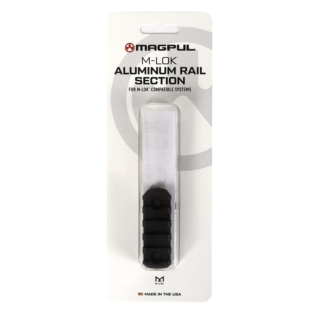 Magpul M-LOK rail machined from 6061-T6 aluminum