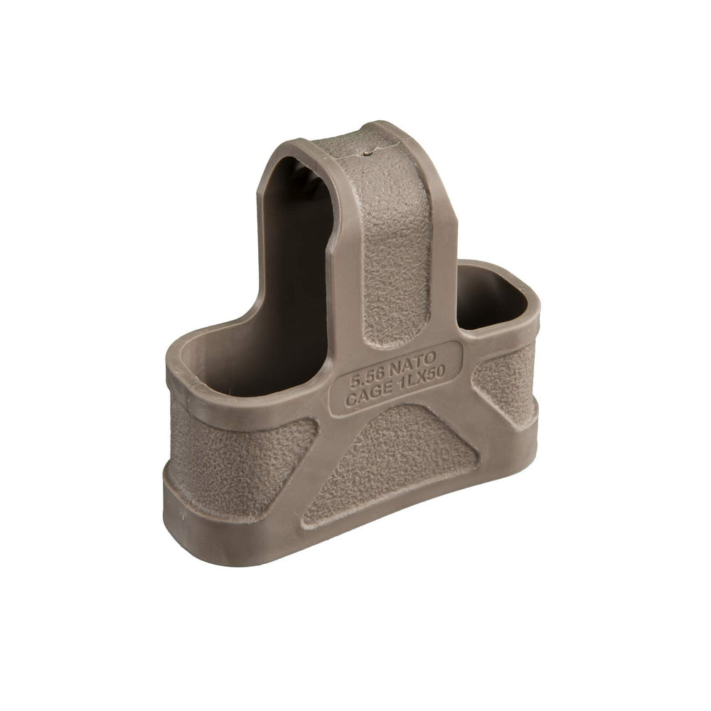 Magpul MAG001 Original Mag Assist in Flat Dark Earth with textured grip close-up for quick mag changes