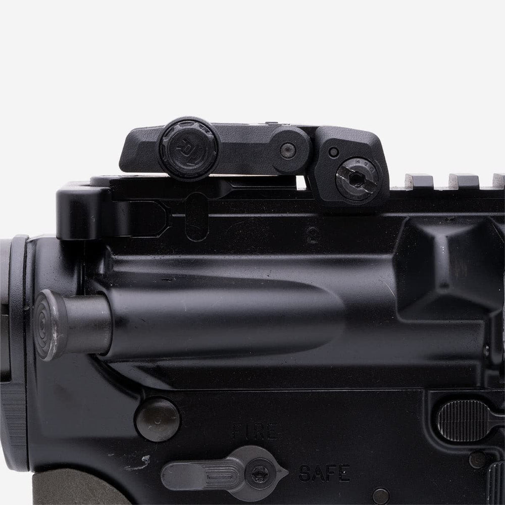 Magpul MBUS 3 front sight polymer texture showing lightweight field use