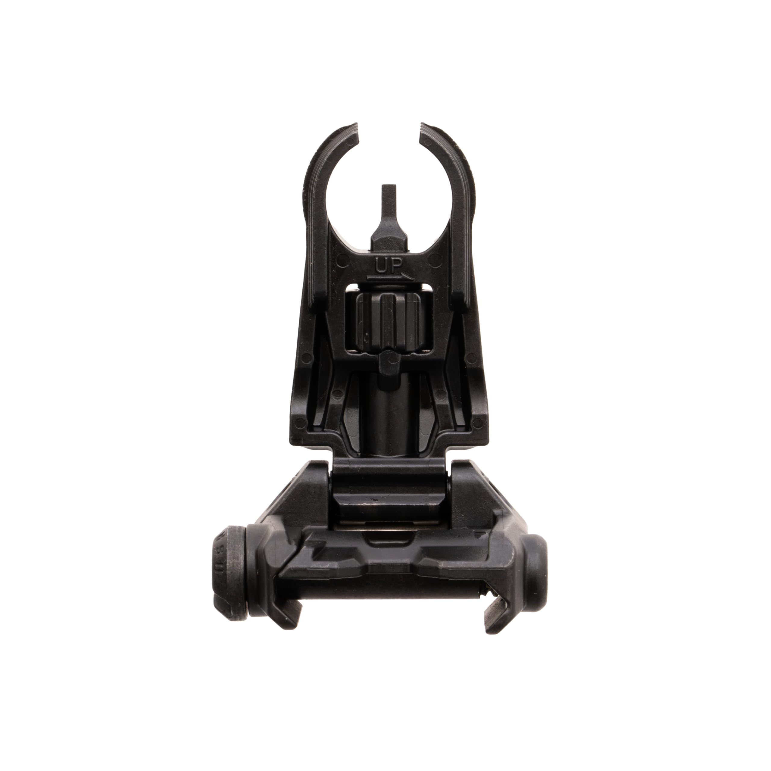 Magpul MBUS Pro Hooded Front Sight: front view showing hooded profile.