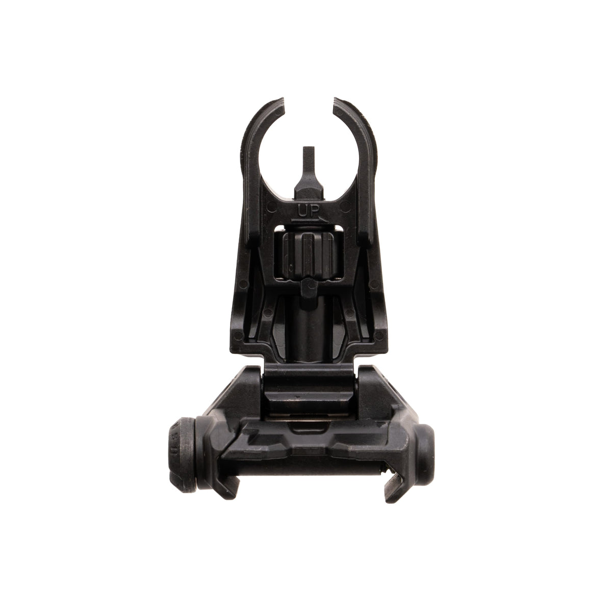 Magpul MBUS Pro Hooded Front Sight: front view showing hooded profile.