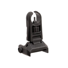 Close-up of MBUS Pro Hooded Front Sight post widths: .040" and .060".