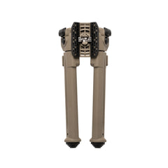 Magpul MOE Bipod mounted on sling stud enables rapid attachment.