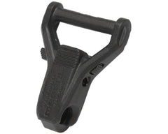Magpul Paraclip clip-style sling attachment point enables quick-release use and secure mounting on 1-1/4 inch webbing.
