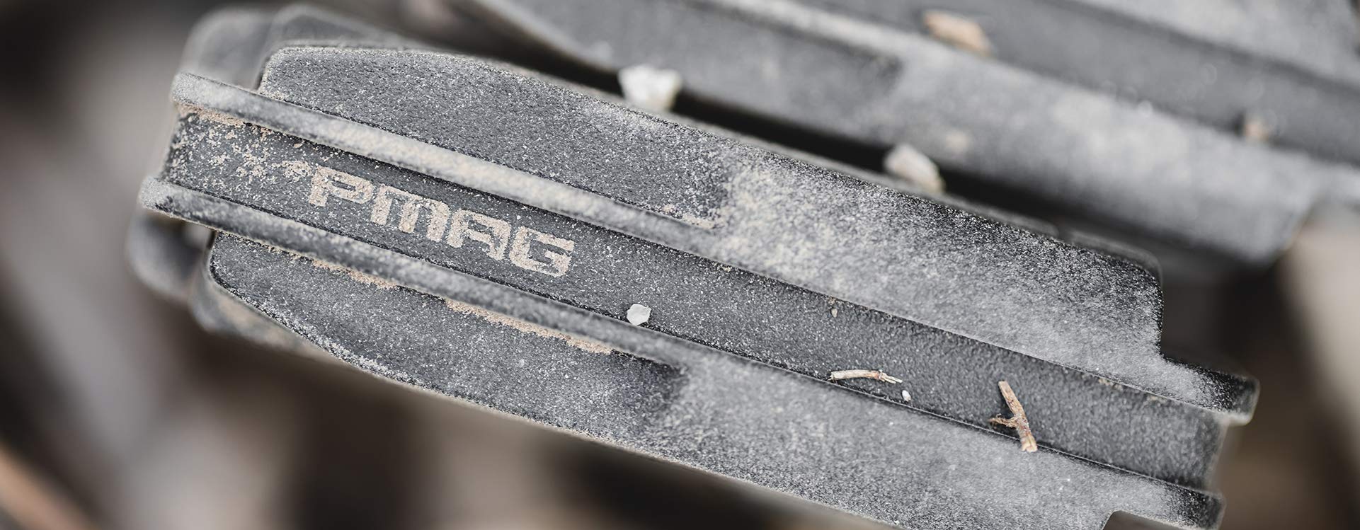Magpul PMAG cover pack-3 exterior view demonstrates debris protection during transport