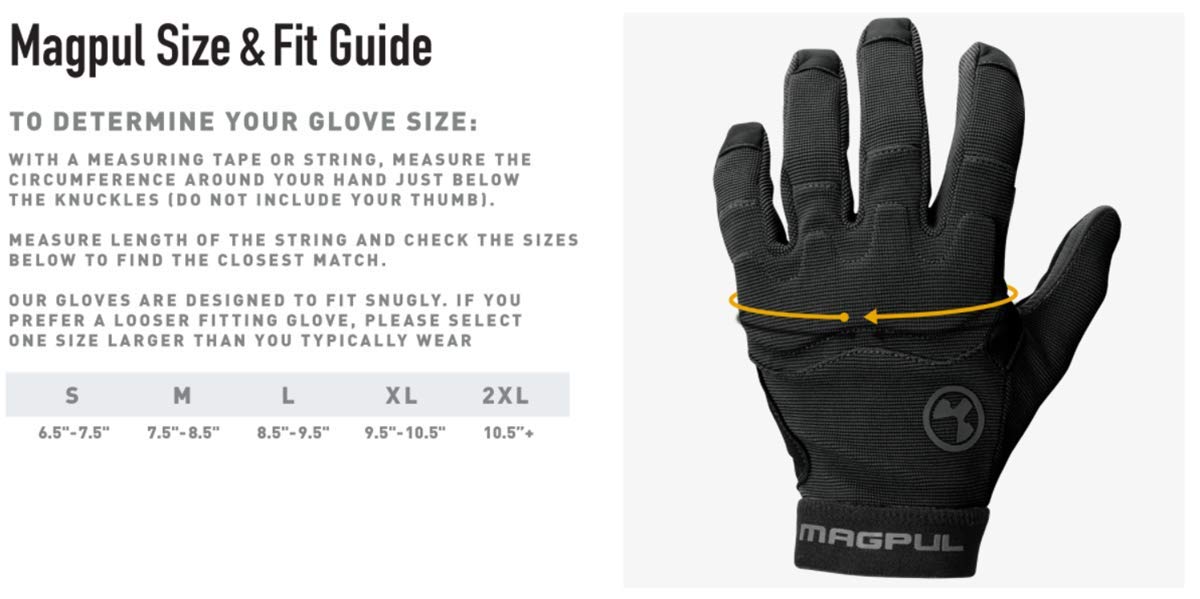 Magpul Technical Glove 2.0 reinforced suede pull tab supports quick removal when needed