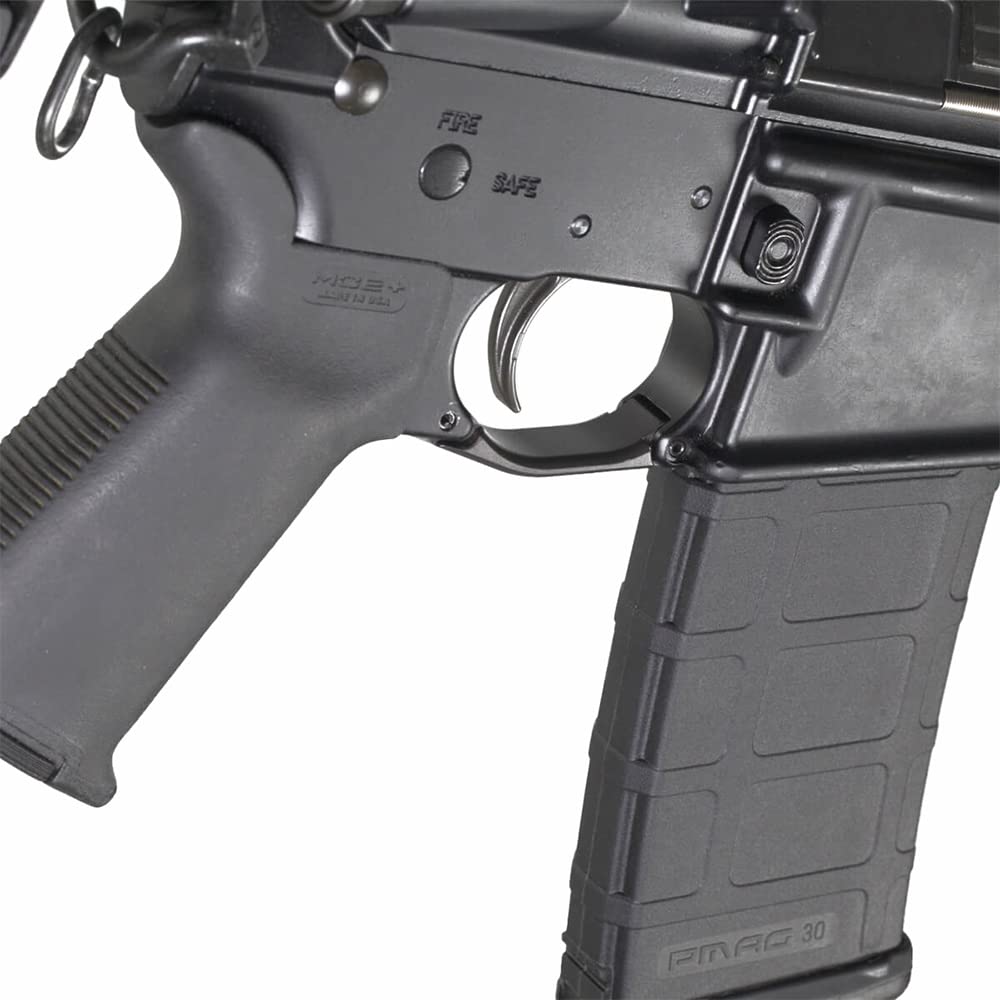 Magpul trigger guard includes mounting hardware for easy setup.