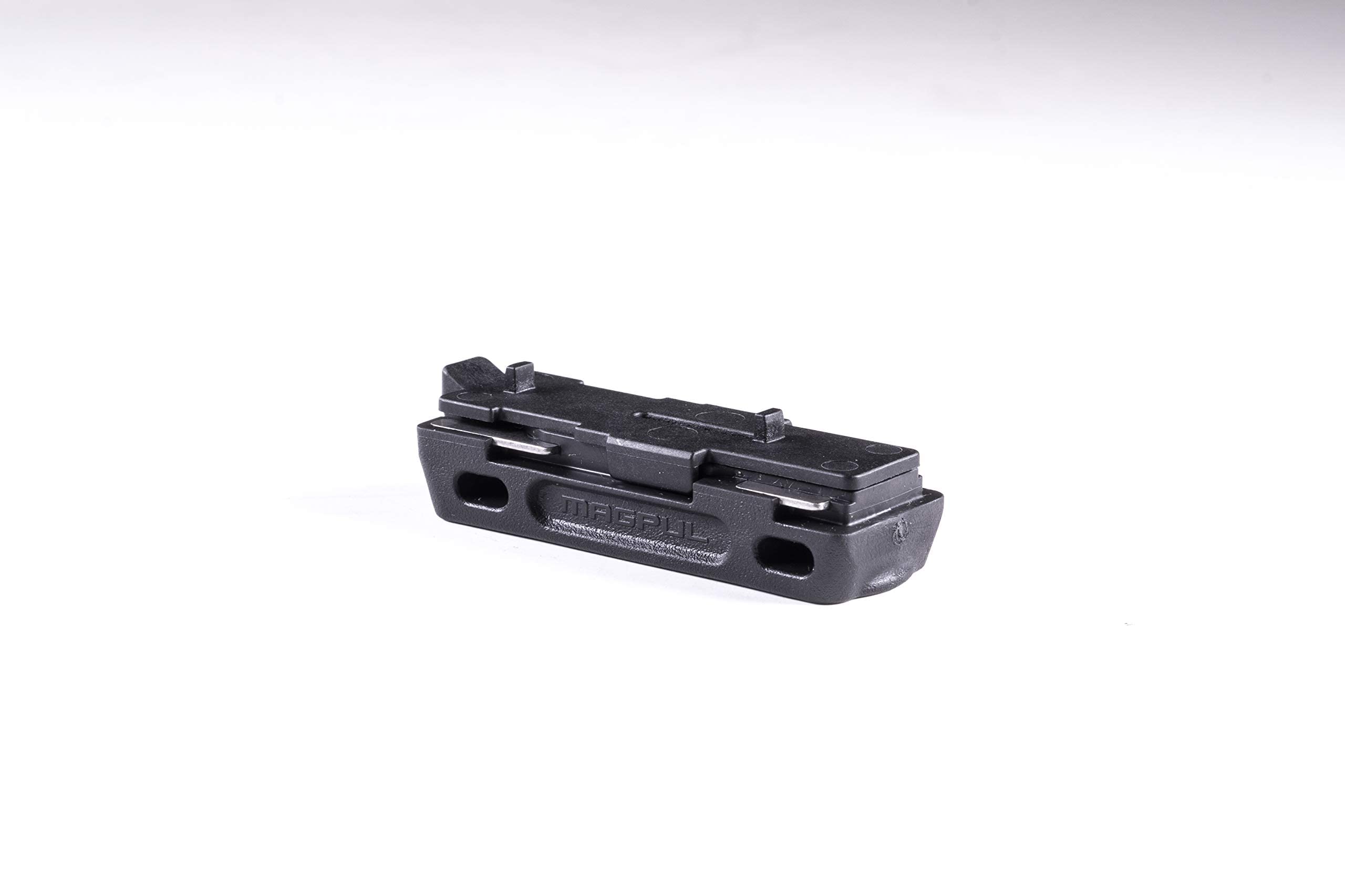 Close-up of Santoprene rubber pad over stainless steel plate on Magpul L-Plate