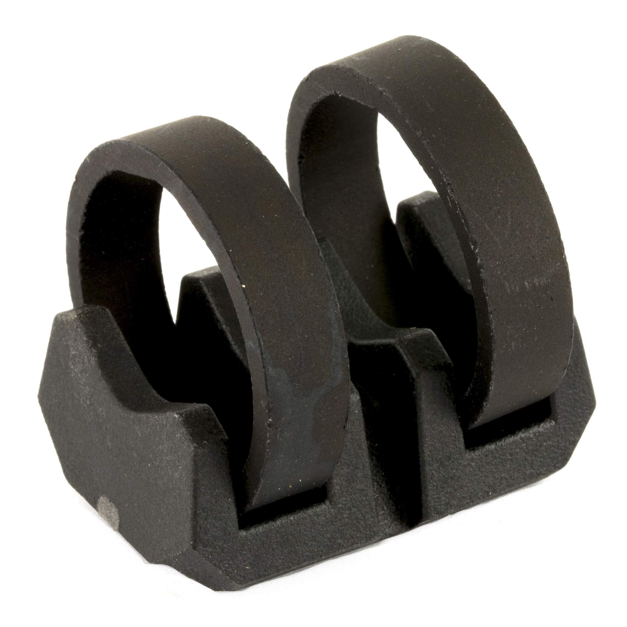 Reinforced polymer and milspec-anodized aluminum construction of Magpul V-Block & Rings