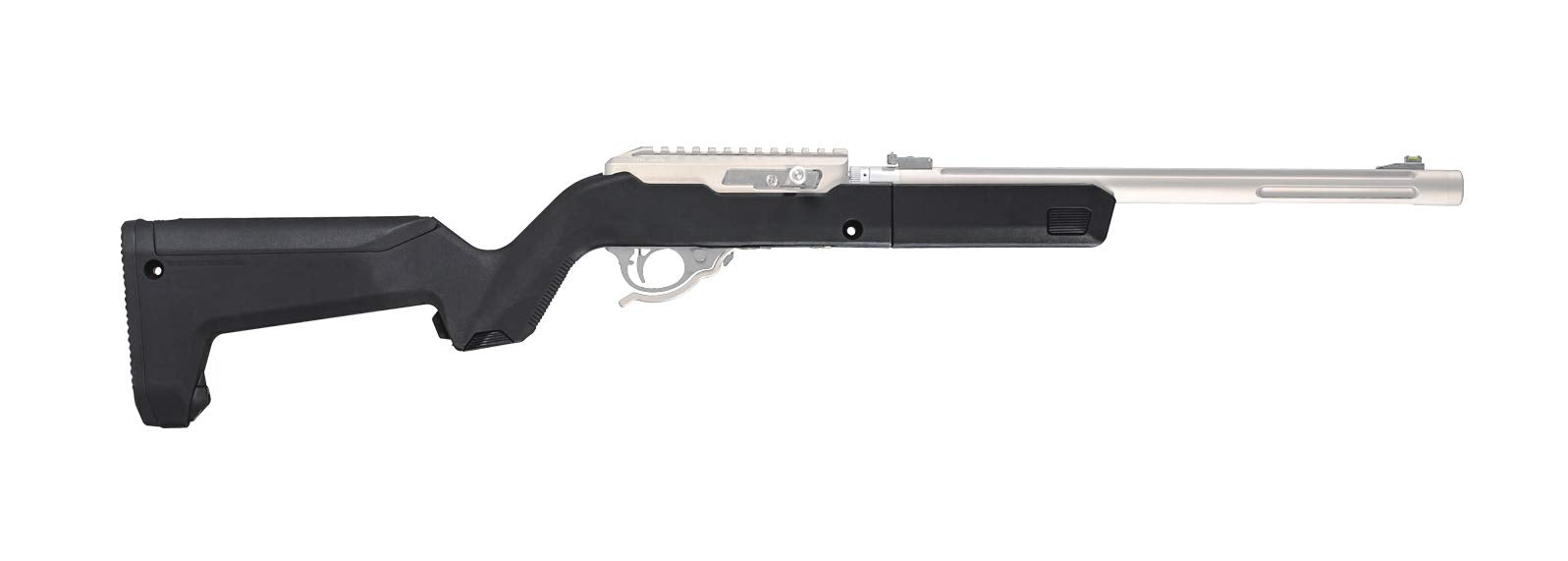 Magpul X-22 Backpacker stock with drop-in design eases Ruger 10/22 takedown setup