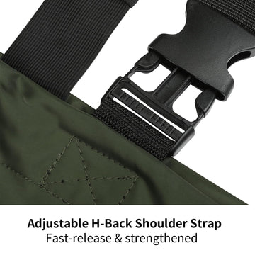 Magreel lightweight durable nylon-PVC construction keeps little explorers dry and comfortable.