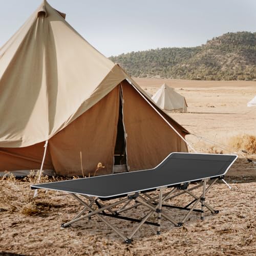 Magshion outdoor picnic setup with a comfortable sleeping cot.