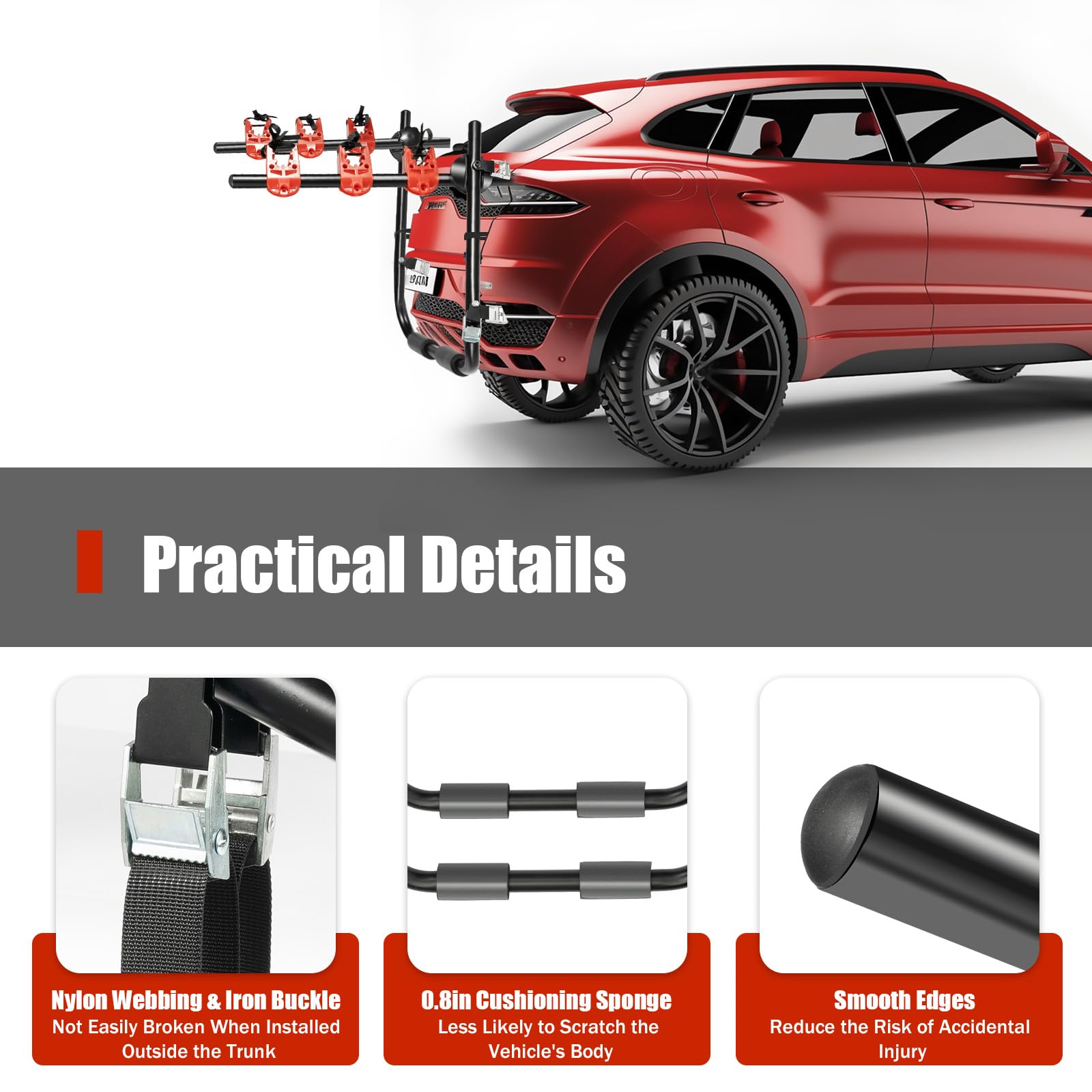 Mahugde premium steel frame offers durable long-term use.