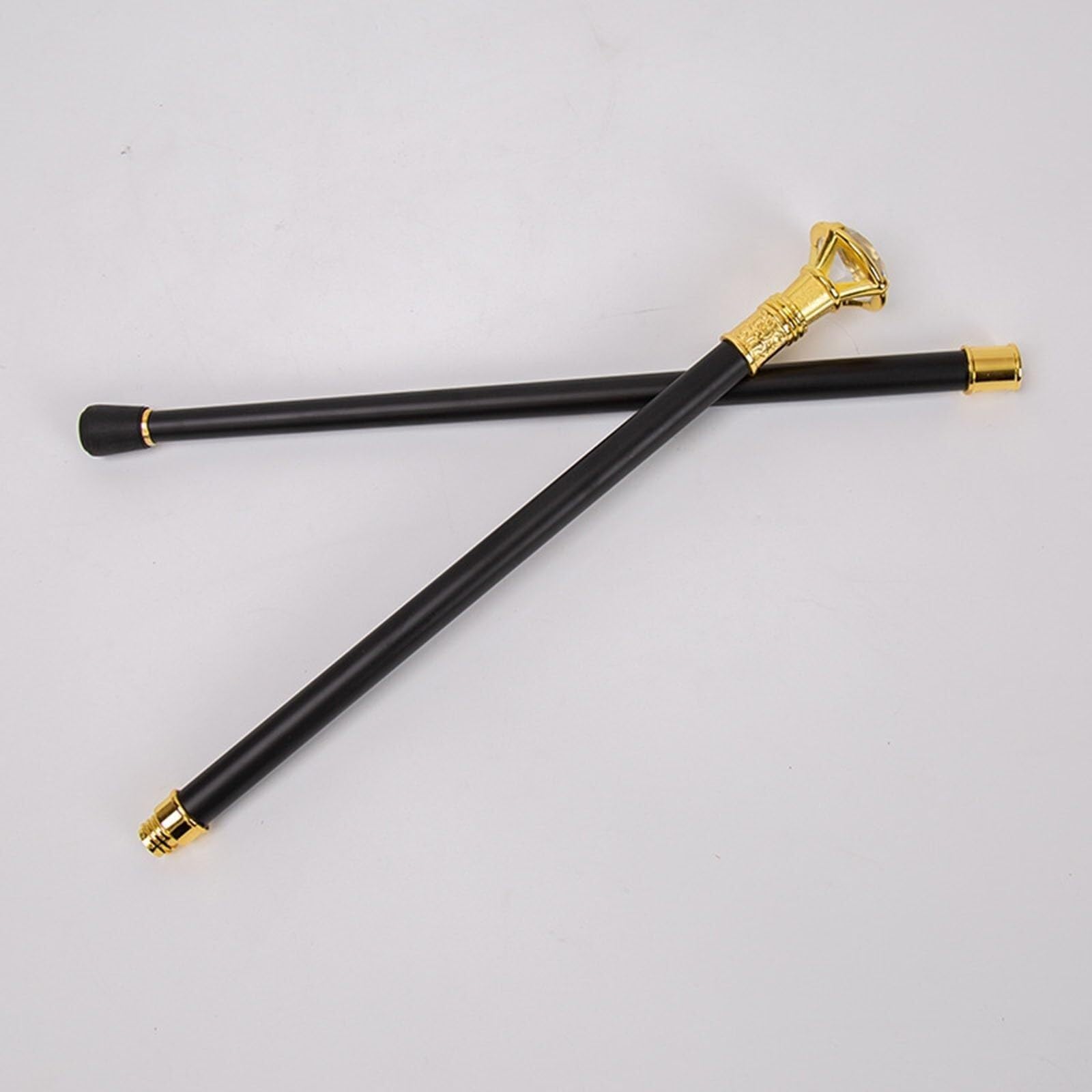 Non-slip rubber tips reduce wobble for safe indoor and outdoor use.
