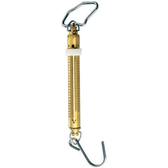 MAIKUNI Manley 50lb brass fishing scale for precise weight reads on boats.