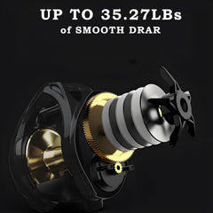 MAIPSIG baitcasting reel carbon fiber side view