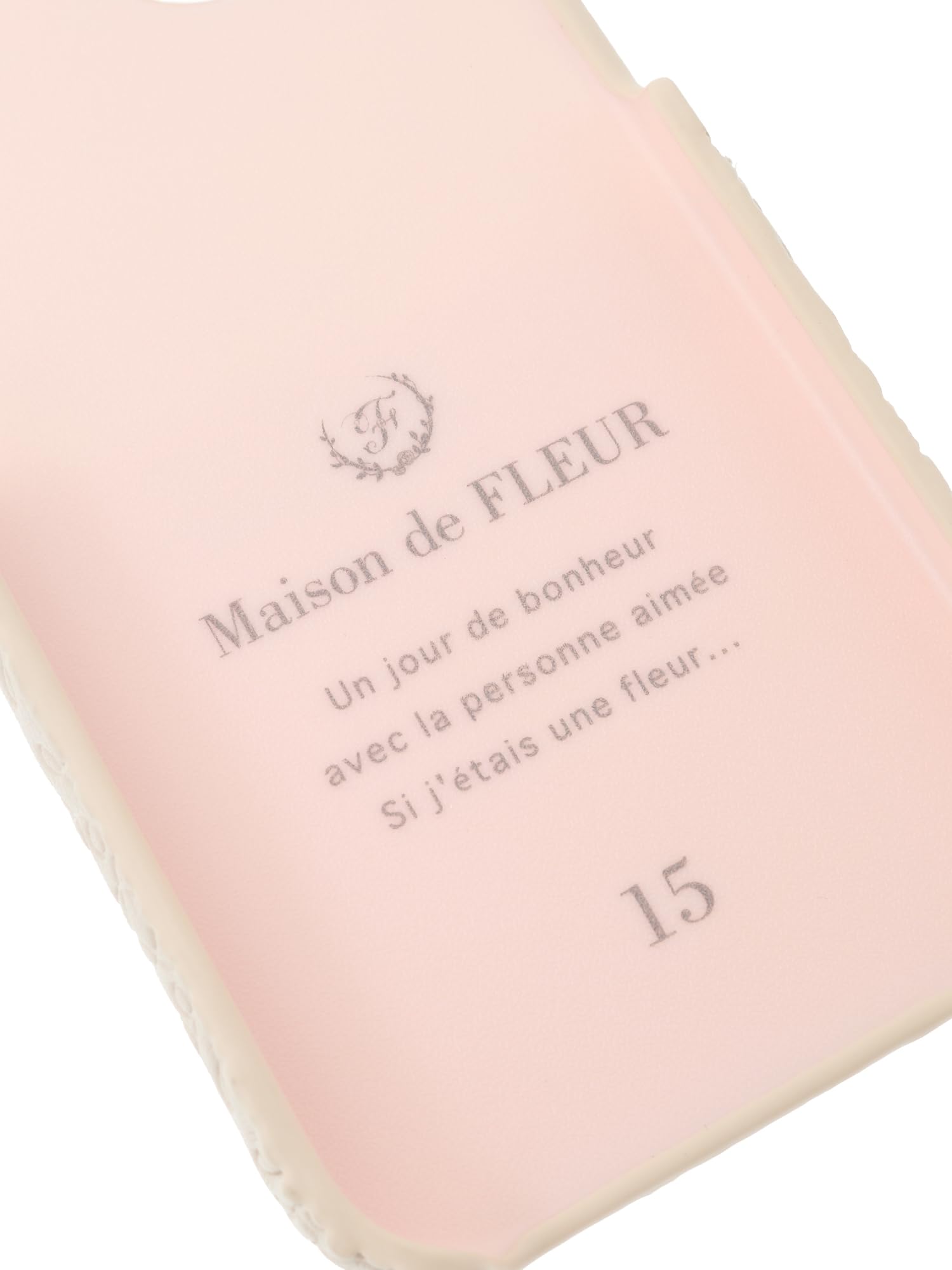 Maison de Fleur iPhone Case packaging display perfect for gifting.