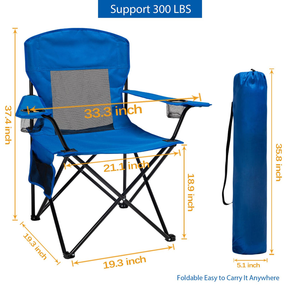 MaiuFun chair with strong steel frame supports up to 300 lbs securely.