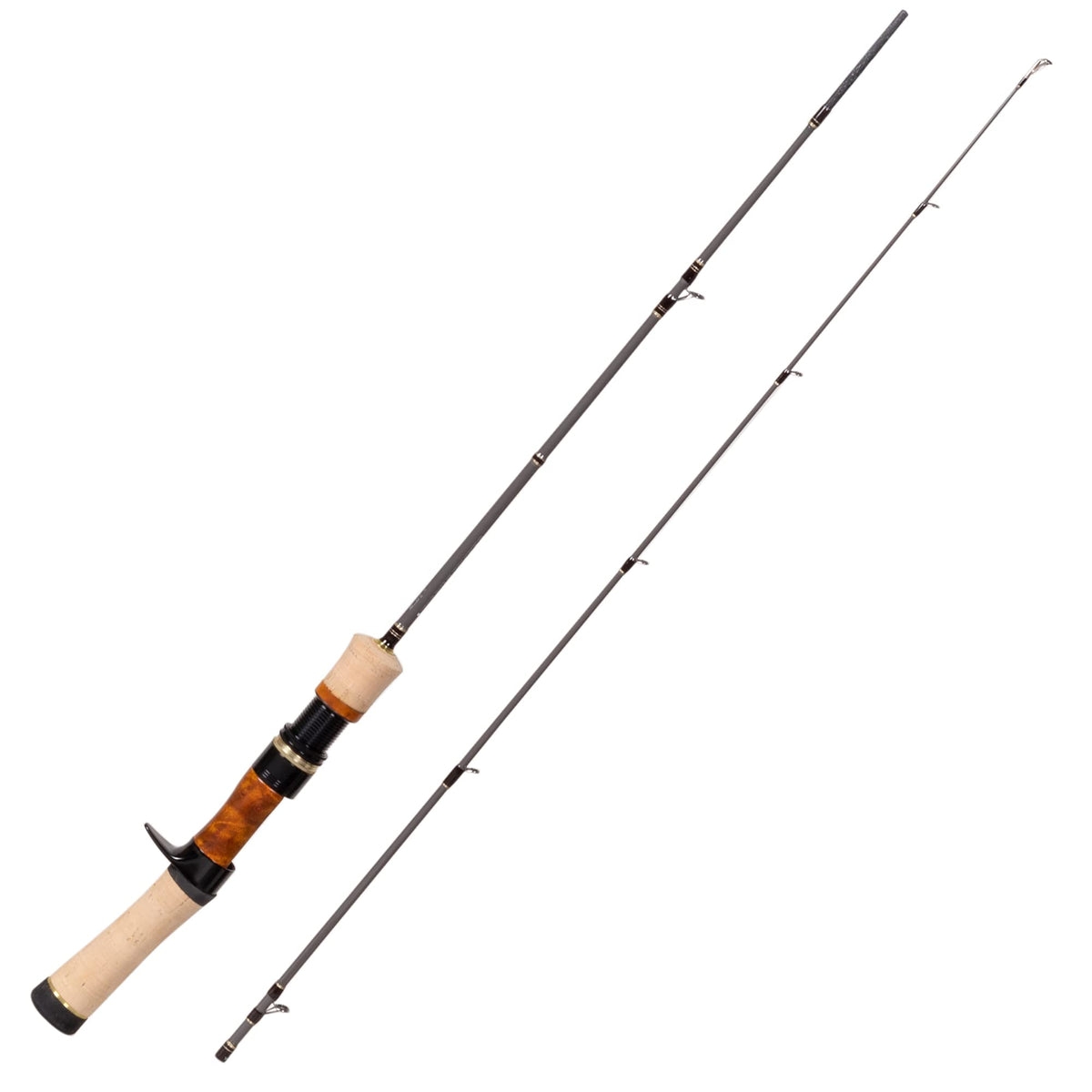 Major Craft FSG-B382UL trout rod in action, precise control in tight spaces.
