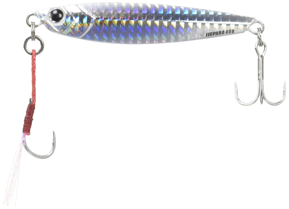 Major Craft Jigpara 40g front view emphasizes compact profile and long-cast potential.