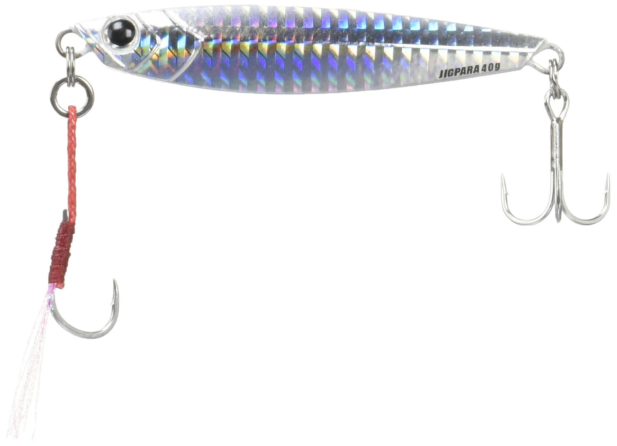 Major Craft Jigpara 40g front view emphasizes compact profile and long-cast potential.