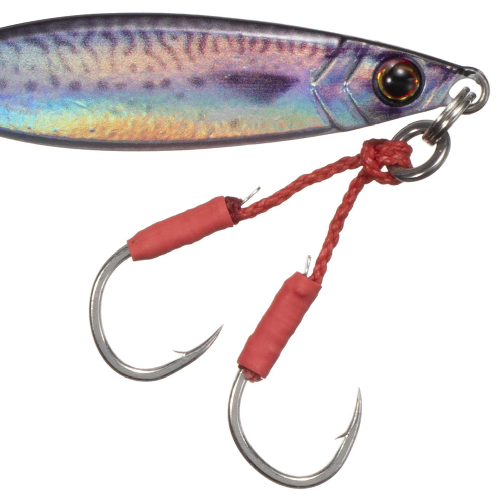 Major Craft Jigpara Slow Livebait 60g front assist hooks for versatile rigs