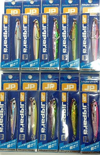 Major Craft Jigpara 30g Sakurasilver in action showing versatile jigging