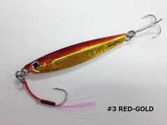 Major Craft Jigpara 40g side view reveals balanced weight for steady jigging action.