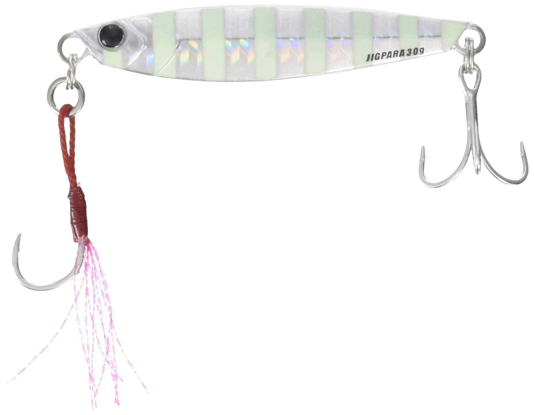 Major Craft Jigpara 40g enhances shore casting distance for long retrieves.