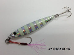 Major Craft Jigpara's tapered body reduces water resistance for smooth jigging.