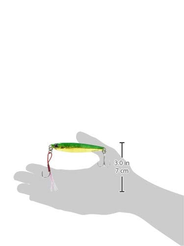 Major Craft Jigpara 40g water-action shot demonstrates dynamic jigging motion in depth