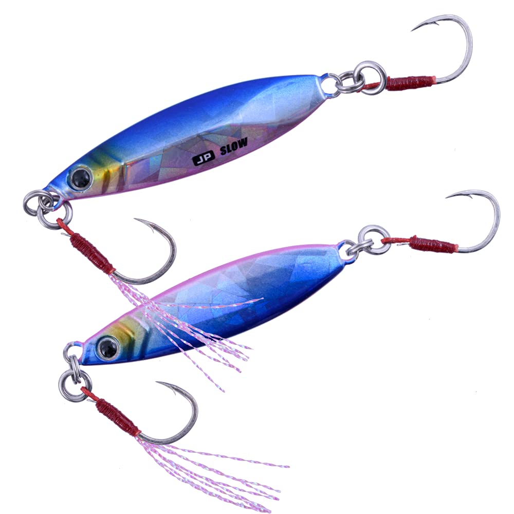 Major Craft JPSLOW-15026 Zebra Pink single rear assist hook adds bite.