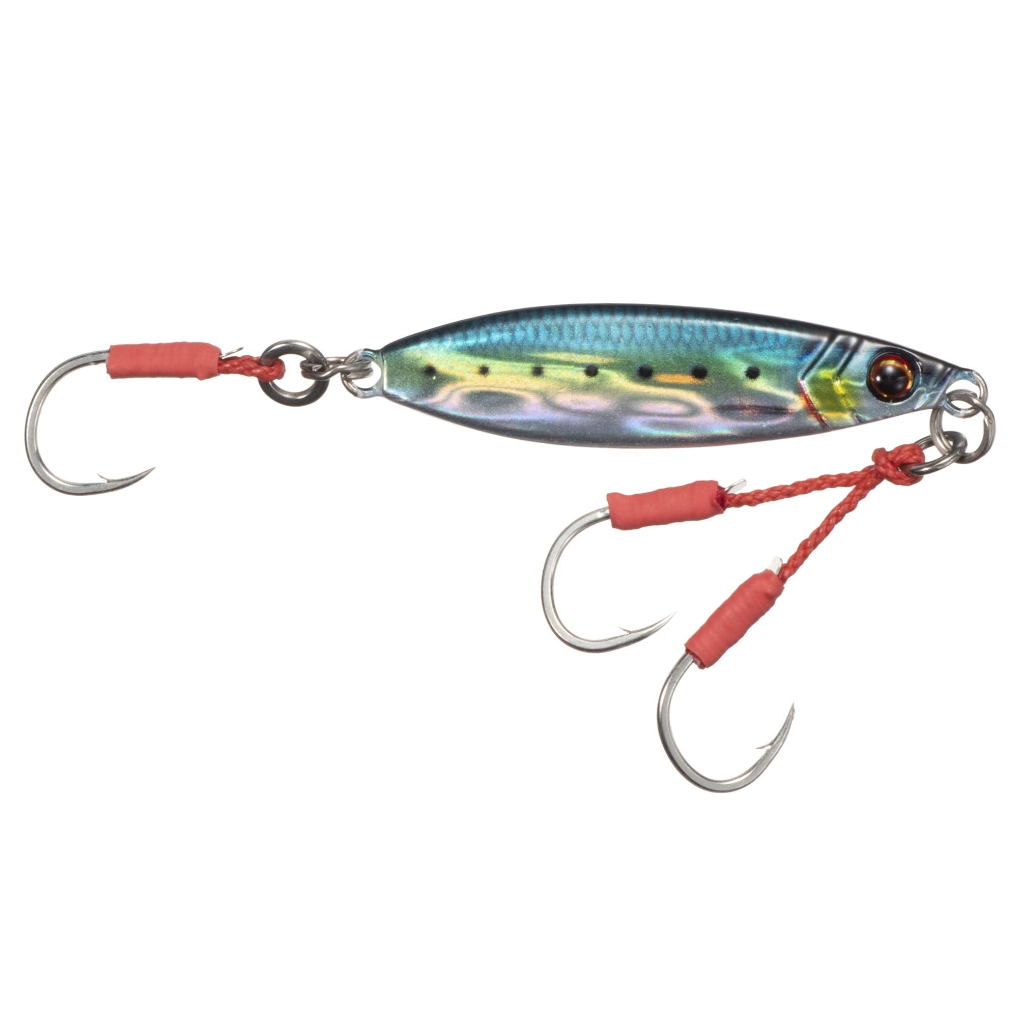 Major Craft JPSLOW oval body action enhances high-pitch movement for long casts.