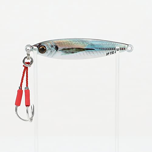 Major Craft JP-TG Micro 32g Livebait during retrieve reveals subtle vibrations for bites.