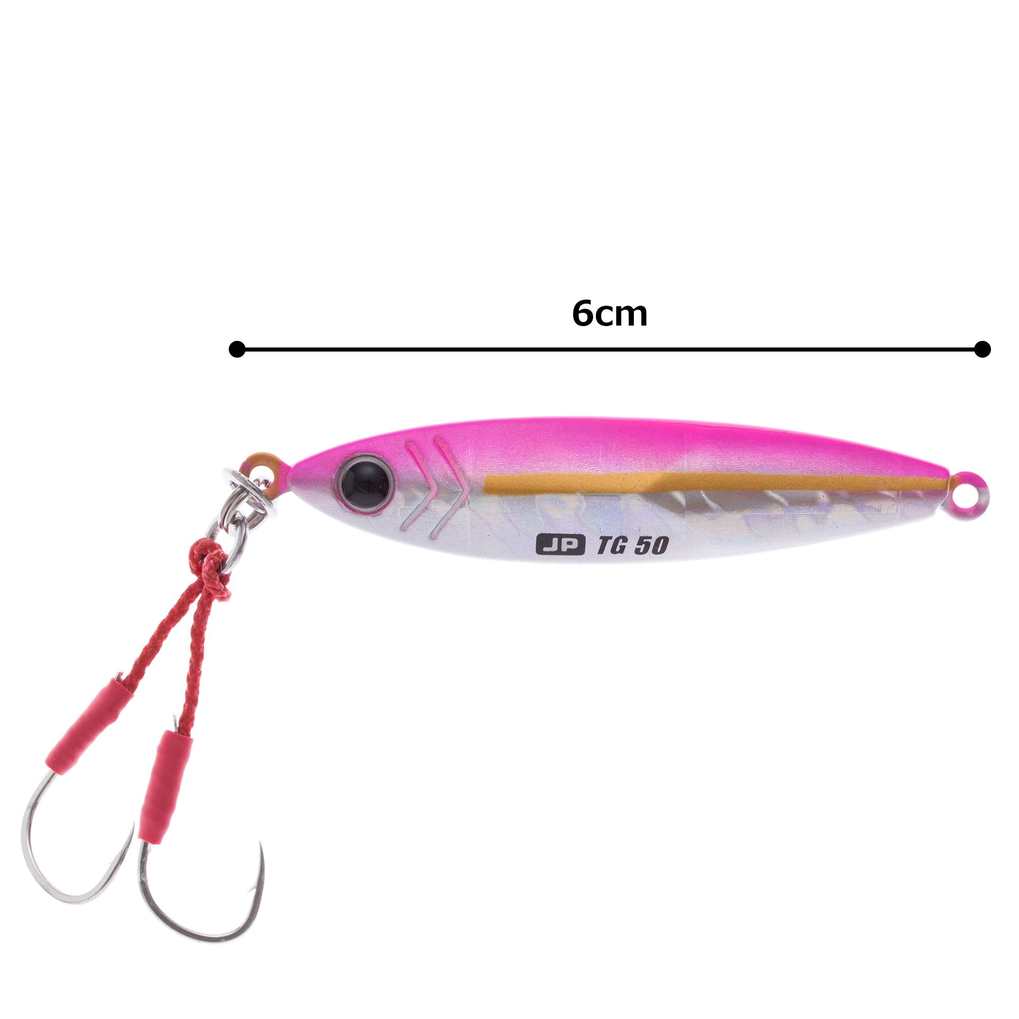 Major Craft Jigpara TG JP-TG Micro 50g Pink natural swimming action enhances lure presentation