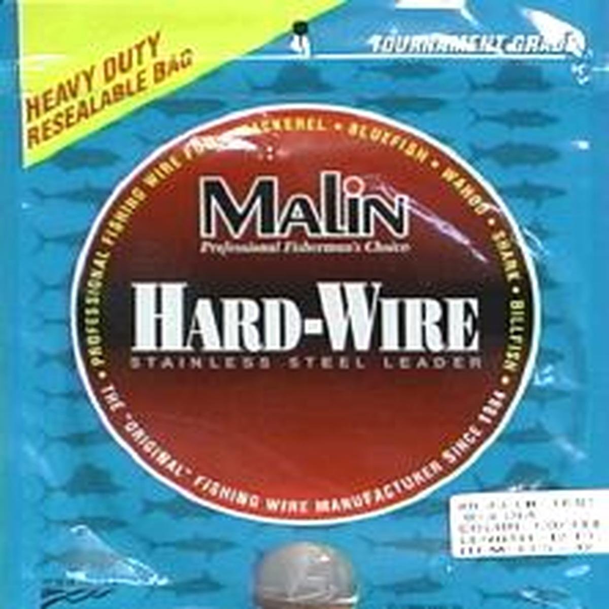 Malin LC5-42 SS Wire COF close-up with coffee finish, durable leader wire for near-invisibility under water