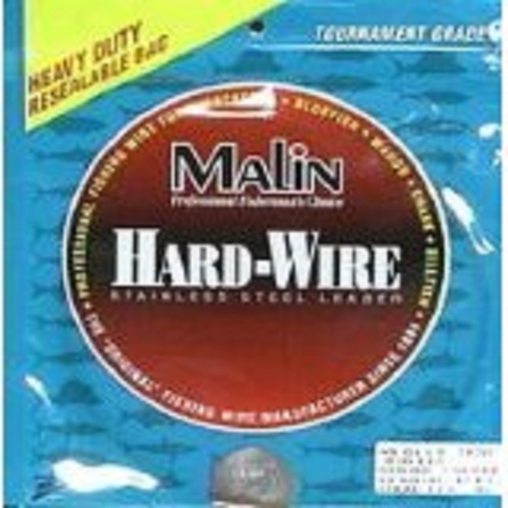 Malin LC6-42 stainless steel wire brown, nearly invisible underwater for discreet fishing leader use.