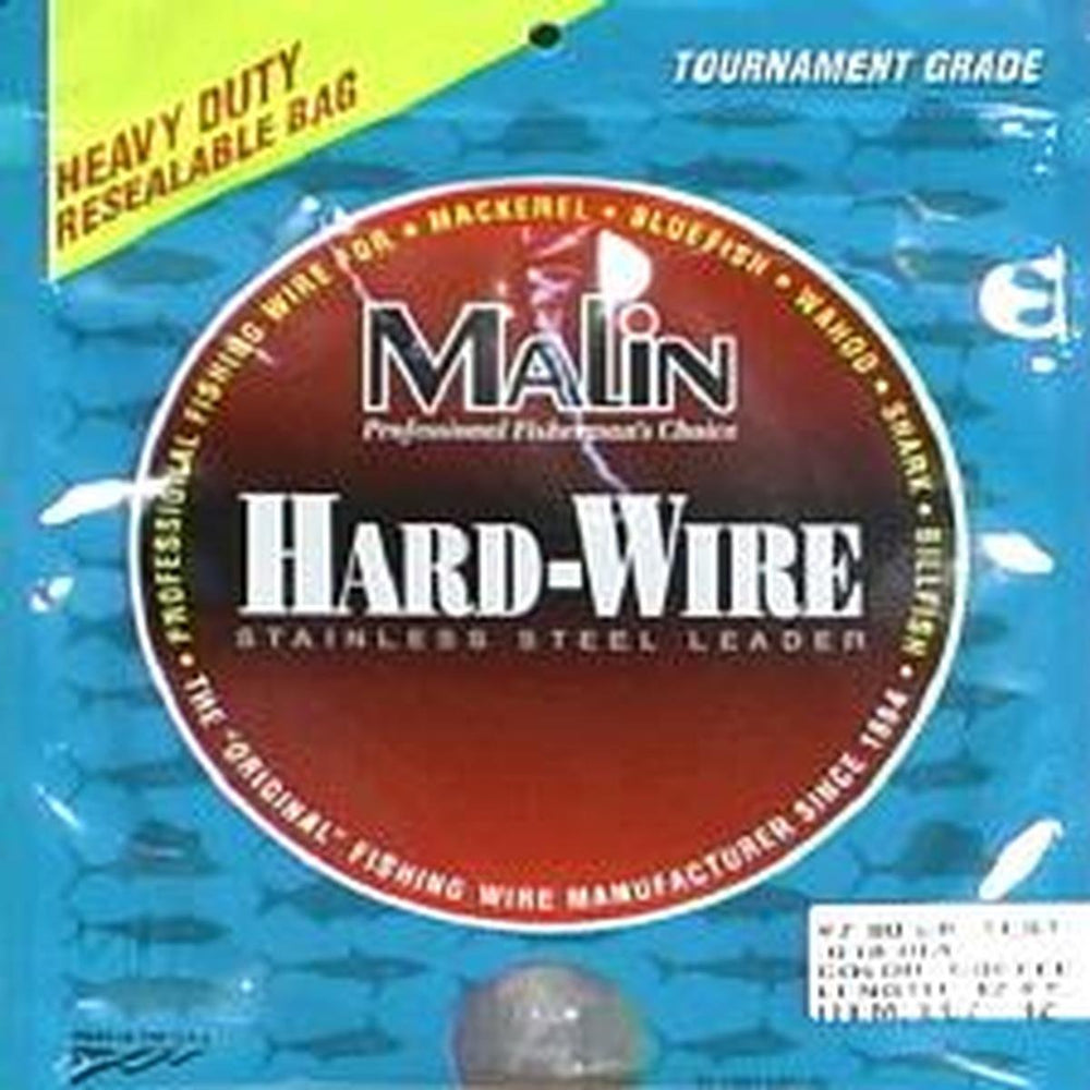 Malin LC7-42 stainless steel leader wire, near-invisible underwater performance for durable connections