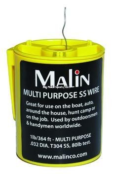 Malin SW-032 SS Safety Wire provides durable stainless steel fastening for marine and workshop use.