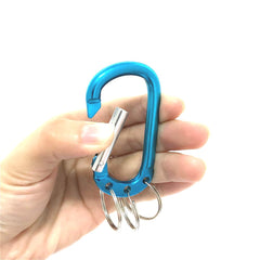 Mallofusa keychain carabiner clip ideal for hiking and everyday carry
