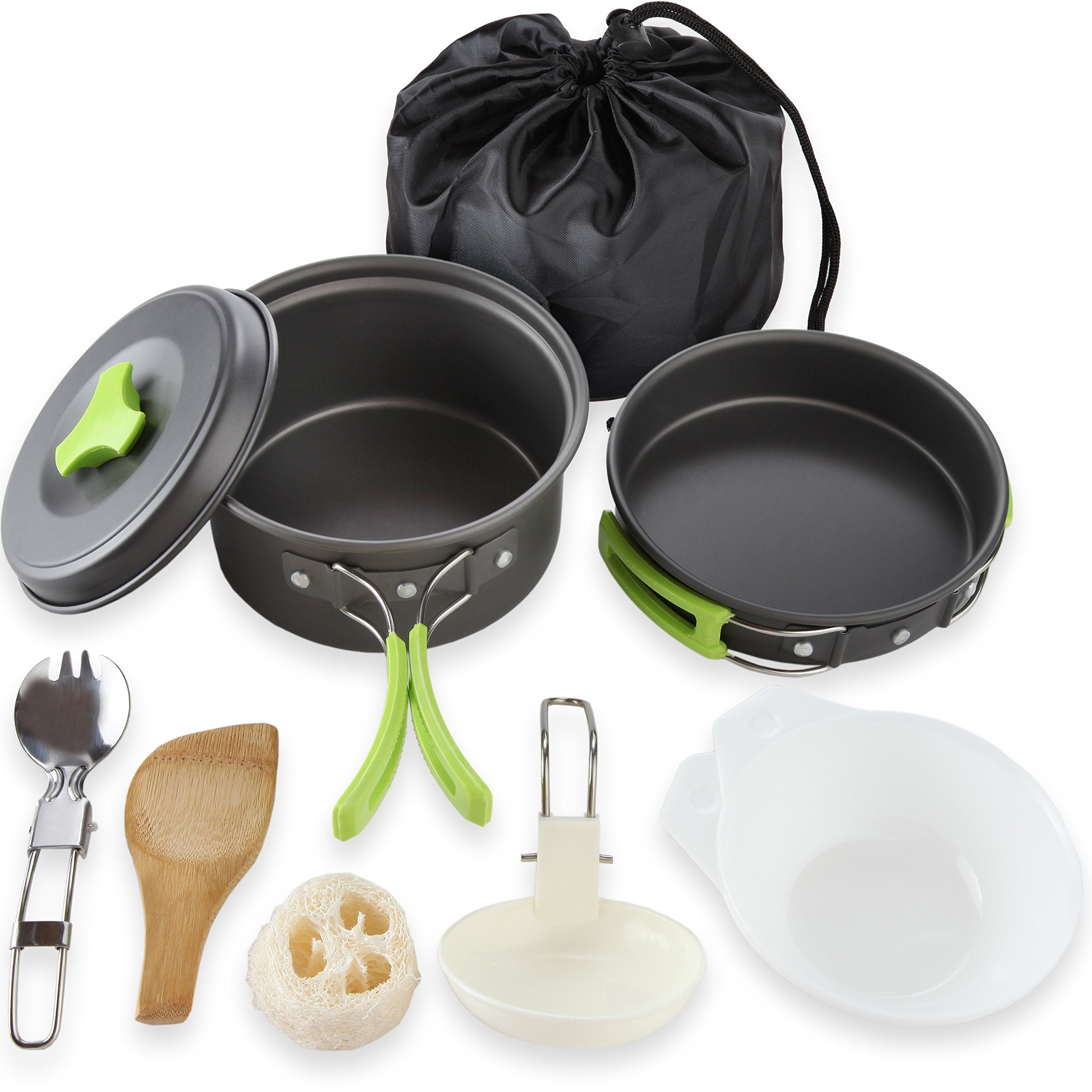 MalloMe nonstick pan enables easy cleanup during camping