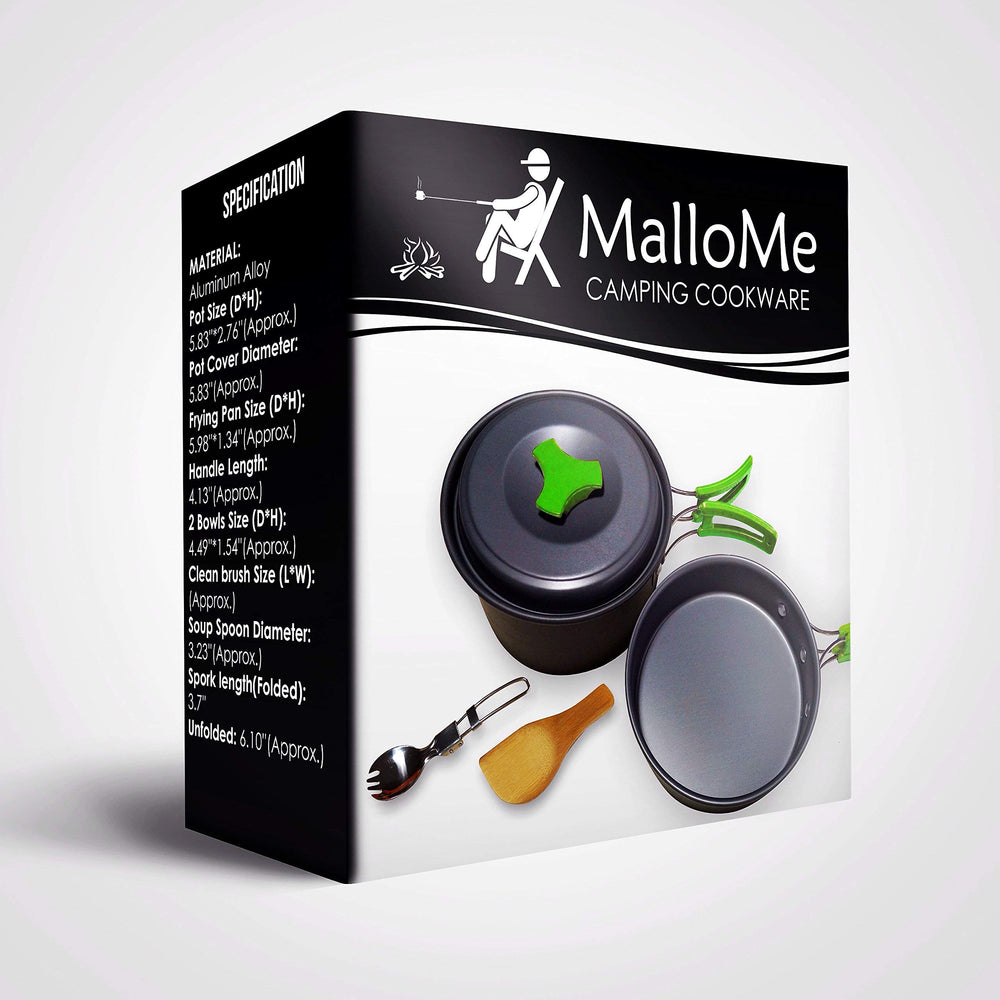 MalloMe wooden spatula for controlled camp sauteing.