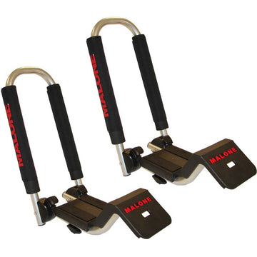 Malone Downloader folding J-style kayak carrier with board-loading ramp for easy loading.