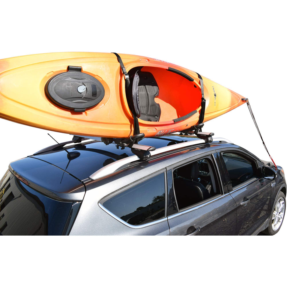 Carrying capacity of Malone FoldAway J Kayak Carrier supports up to 75 lb kayak.