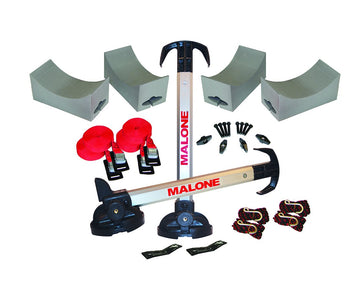 Malone Stax Pro2 foam stacker blocks cushion kayaks during transit.