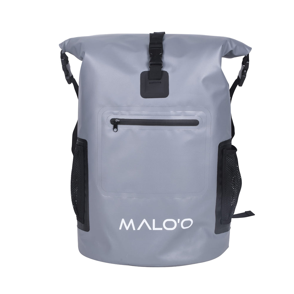 Maloo 30L backpack cooler front view showing roomy capacity for cans and ice
