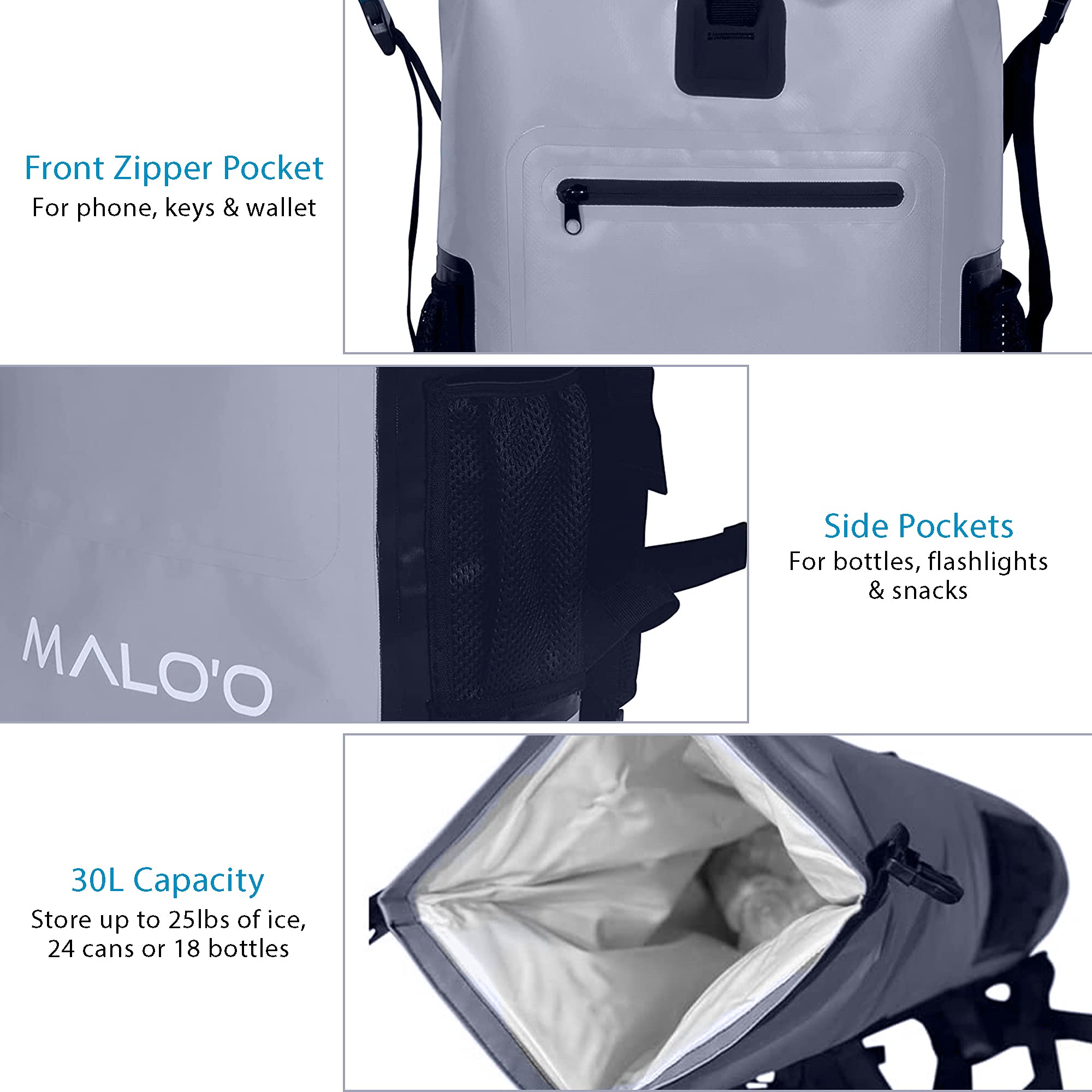 Maloo DryCore outer shell close-up reveals rugged water resistant exterior